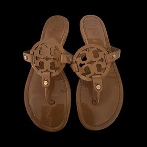 Tory Burch Patent Leather  Sandals